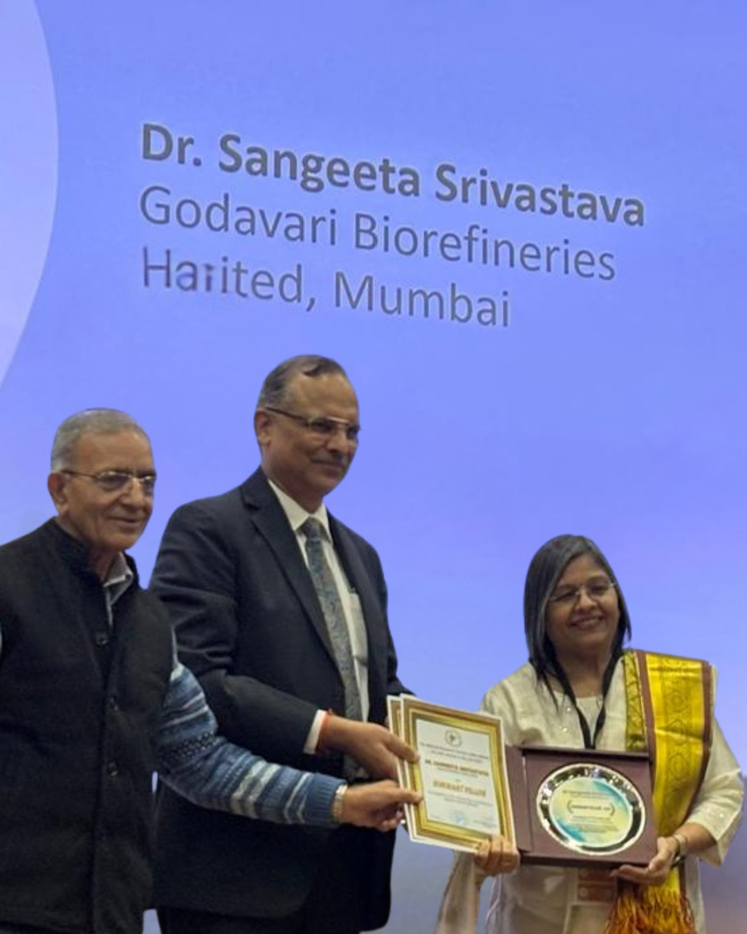 GBL Executive Director Dr Sangeeta Srivastava Conferred “Honorary Fellow” Title by the Biotech Research Society of India