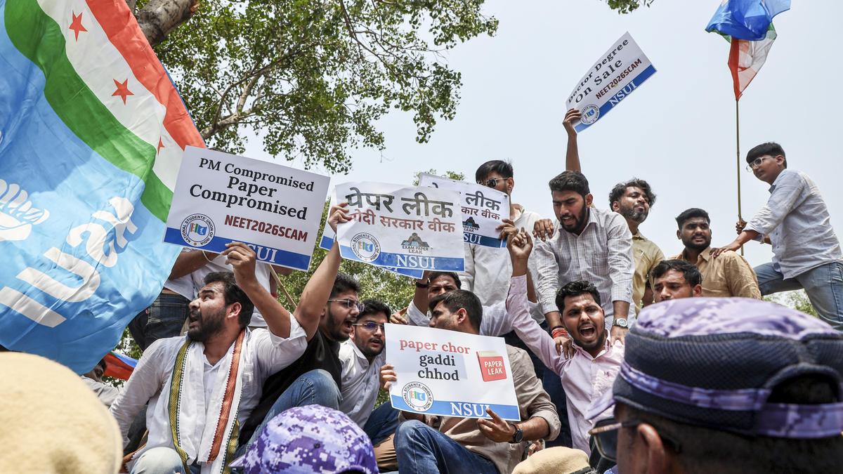 Student organisations intensify protest over alleged NEET-UG paper leak after exam cancellation