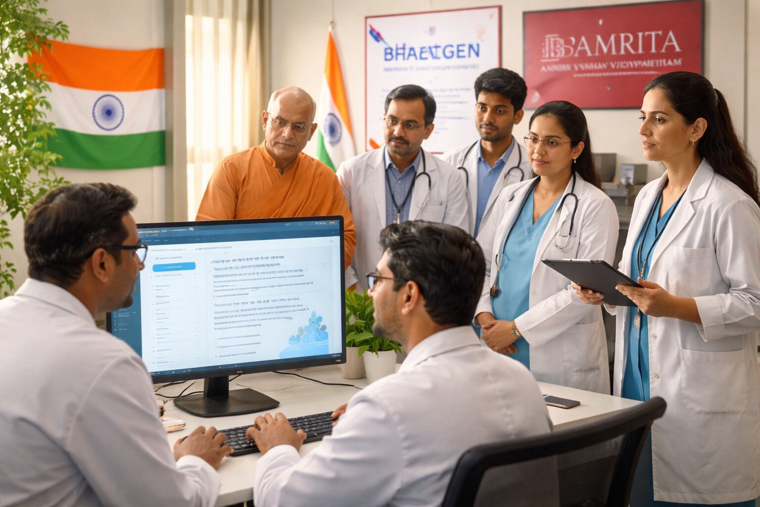 BharatGen, Amrita Institutions Partner to Develop Sovereign AI Models for India’s Healthcare Ecosystem