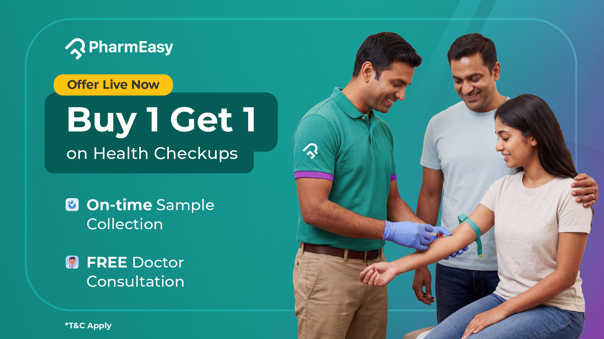 PharmEasy brings back ‘On-time or Free’ campaign with BOGO offer on health checkups